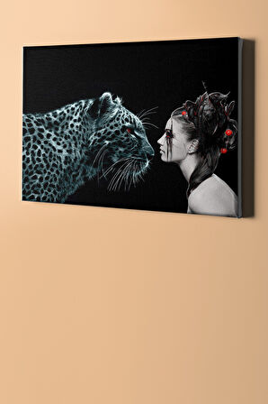 Sayılarla Boyama Seti Kasnaklı Vahşi Ve Güzel 2 40 X 50 Cm