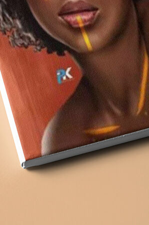 Sayılarla Boyama Seti Kasnaklı Afrikalı Model 40 X 50 Cm