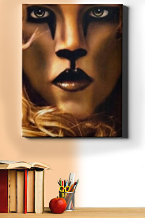 Sayılarla Boyama Seti Kasnaklı Içimdeki Vahşi 60 X 75 Cm