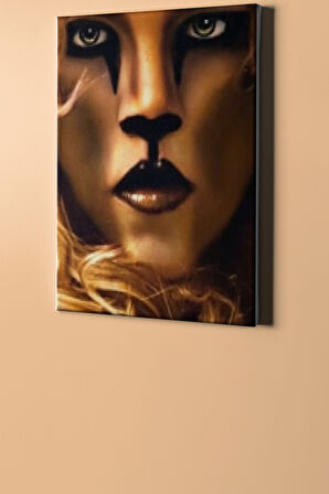 Sayılarla Boyama Seti Kasnaklı Içimdeki Vahşi 60 X 75 Cm