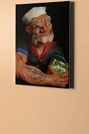Sayılarla Boyama Seti Kasnaklı Temel Reis Ve Ispanak 40 X 50 Cm