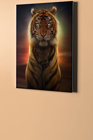 Sayılarla Boyama Seti Kasnaklı Kaplan Ve Gece 40 X 50 Cm