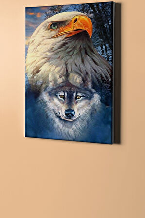 Sayılarla Boyama Seti Kasnaklı Rüyalarda Yaşamak 60 X 75 Cm