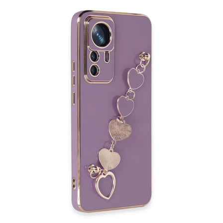 NY JOY Mi 12T Pro Kılıf Esila Silikon - Mor NYJOYBZ