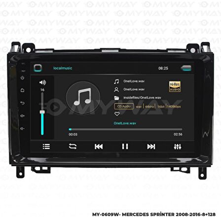 Araç Multimedya Mercedes Sprinter Android 12 Carplay 4Gb Ram + 64Gb Hdd 2008-2016 Navigasyon Ekran MYW