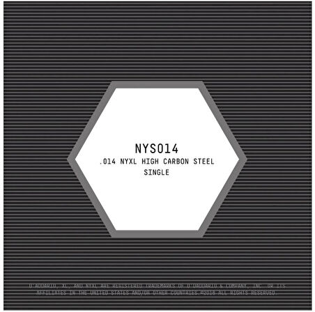 DADDARIO NYS014 ELEKTRO VE AKUSTİK TEK TEL, B-(Sİ), YÜKSEK KARBONLU ÇELİK