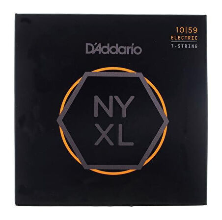 DADDARIO NYXL1059 ELEKTRO GİTAR TEL SETİ, 10-59, 7 TELLİ, REGULAR LIGHT