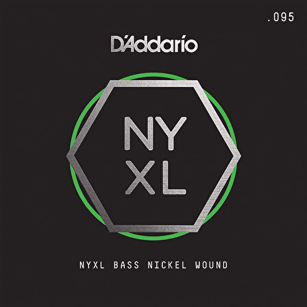 DADDARIO NYXLB095 BASS TEK TEL, NYXL SERİSİ, NİKEL SARIM, 0.095