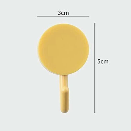 Kendinden Yapışkanlı Renkli Duvar Askısı