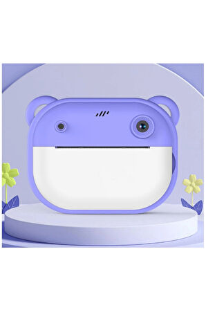 Dijital Video Kayıt Fotoğraf Çocuk Kamerası Anlık Termal Resim Kağıt Baskılı