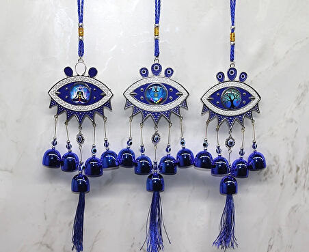 Metal Nazar Boncuğu Çan Alk3494