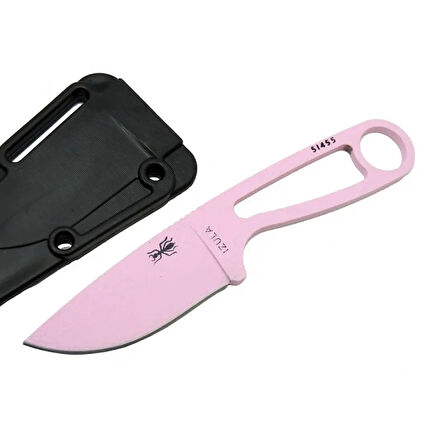 İzula Esee 51455pnk Pembe Kamp Bıçağı 16 Cm - Komple Metal, Plastik Kılıflı