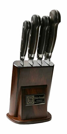 61502ym - Sürmene Yöresel Mutfak Bıçağı Seti - 4 Lü Set