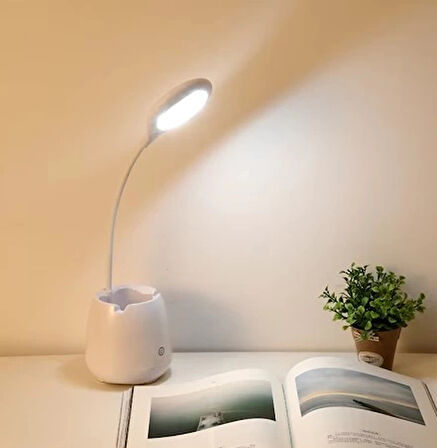 Halka LED USB Şarjlı Masa Lambası