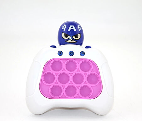 Işıklı Müzikli Pop-It Captain America Tasarımlı