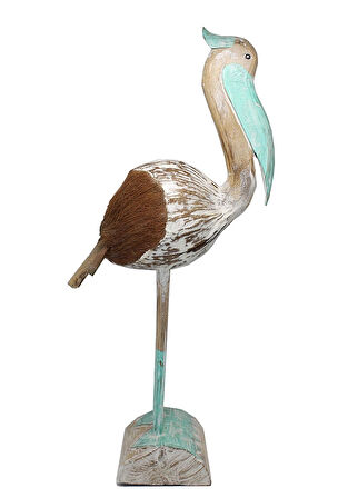 Ahşap Pelikan Figürü Model 1