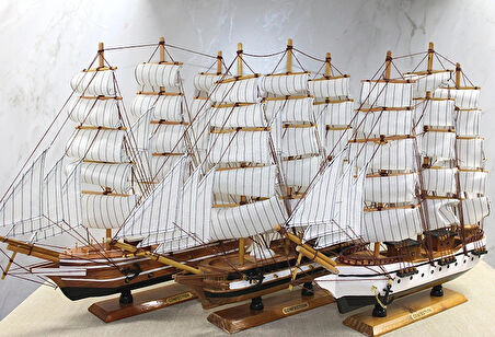 Ahşap Yelken Gemi Model 3
