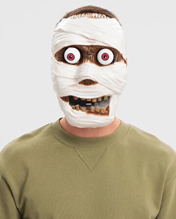 Sallanan Yaylı Oynar Gözlü Mumya Maskesi