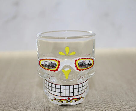 İstanbul Temalı Cam Kurukafa Shot Bardak