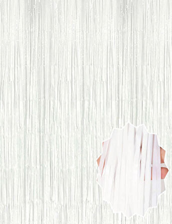 Soft Beyaz Renk Duvar ve Kapı Perdesi