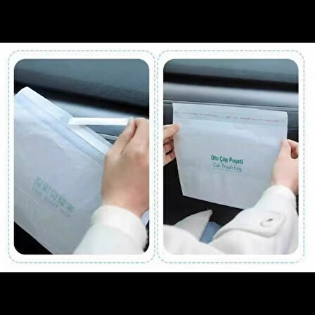 Pratik Su Geçirmez Oto Araba Çöp Poşeti 20 Adet