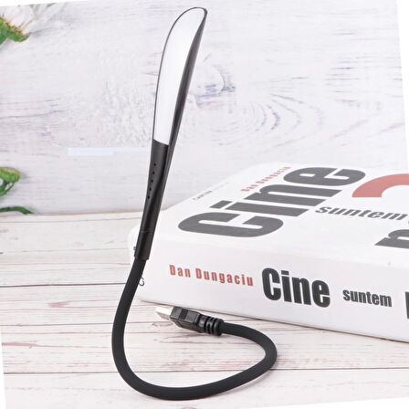 BUFFER® USB Girişli 14 Ledli 3 Kademeli Dokunmatik Masa/Kitap Okuma Lambası Ledi Siyah
