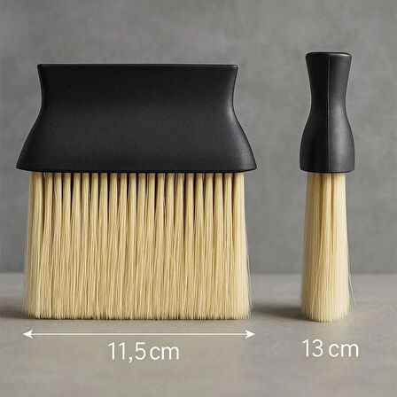 BUFFER® Yumuşak Kıllı ve Ergonomik Saplı Araç İçi Detaylı Toz Temizleme Fırçası