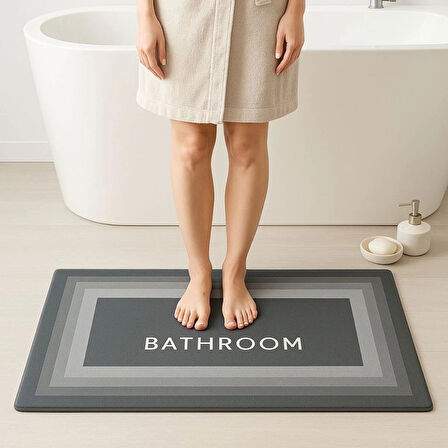 BUFFER® Sihirli Süper Su Emici Kaymaz Tabanlı Uzun Paspas 40*120 cm