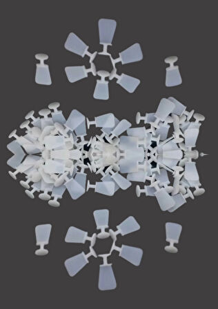 Perde Düğme Makine Dikmeli 1.000'li