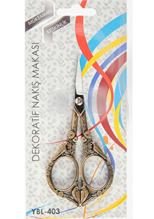 Nakış Makası Dekoratif Eskitme Kuş YBL-403 Model 24
