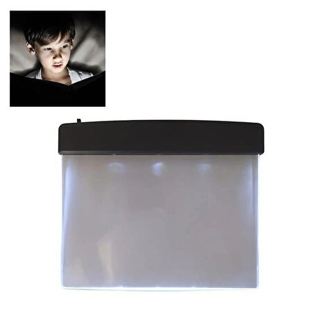 BUFFER® Kitap Arası Okuma Işığı Led Panel Kitap Okuma Lambası
