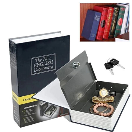 BUFFER® Kitap Görünümlü Gizli Kasa