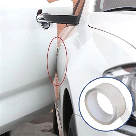 BUFFER® Şeffaf Su Geçirmeyen  Dayanıklı Kolay Yapışan Çizilmeye Dayanıklı Oto Darbe Koruyucu Bant