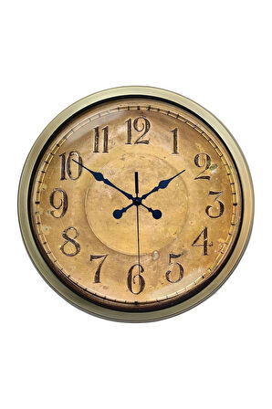 Zentime 40 Cm Eskitme Vintage Duvar Saati