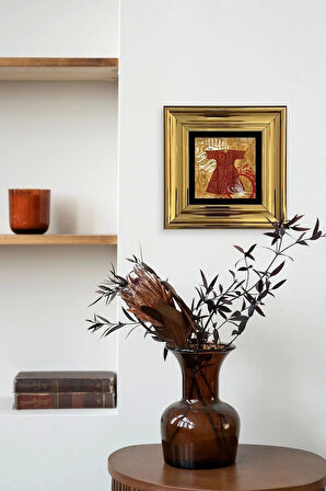 Kaftan ve Tuğra Çerçeveli Taş Tablo