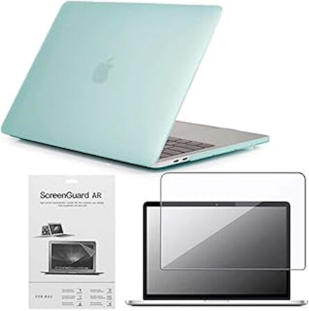 CODEGEN 13 Macbook Pro M2 A2686 Su Yeşili Kılıf Koruyucu + Ekran Filmi CMPTM-133GR