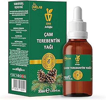 Çam Terebentin Yağı 30ml%100 Saf Yağ ARLAB Pure Pine Turpentine 30ml