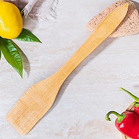 Ulu Ahşap Vernikli Spatula