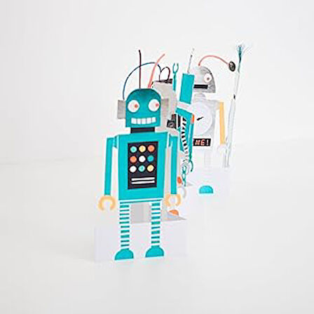 Meri Meri Robot Tebrik Kartı