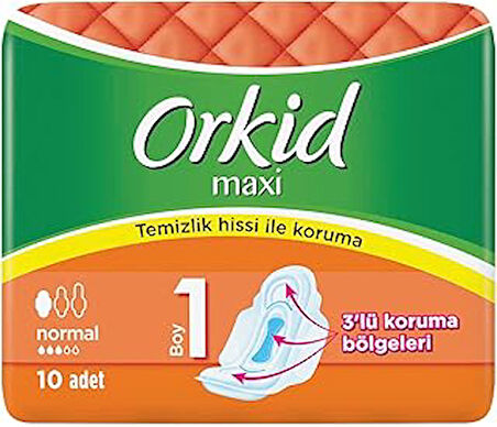 Maxi Hijyenik Ped Normal 10 Adet Tekli Paket