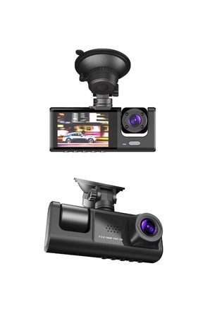 S-1 1080p Araç içi Kamera 3 Kameralı ( Ön Görüş - Geri görüş - İç Görüş ) Gece Görüşlü