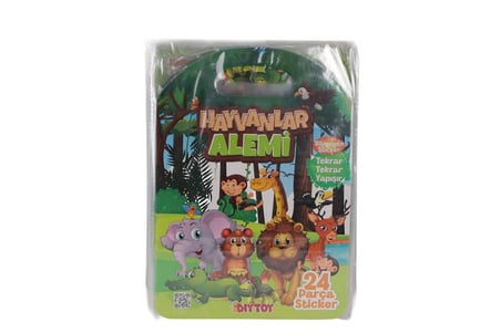 3028 BİTMEYEN STİCKER HAYVANLAR ALEMİ