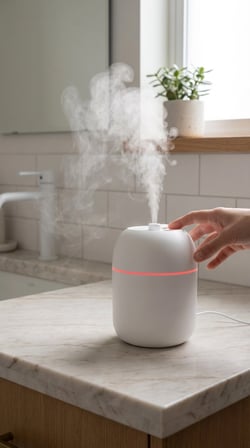 Hava Nemlendirici 220ml Buhar Makinesi oda ortamında kullanılmak üzere uygun