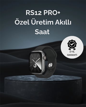 RS12 PRO+ 2025 Serisi Uzun Şarj Süreli Garantili Full Ekranlı Özel Üretim Akıllı Saat – 2GB Hafıza, 