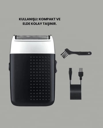 Evde Kuaför Konforu: USB Şarjlı Saç ve Sakal Kesme Makinesi