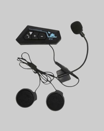 BT22 Kask İçi Bluetooth Kulaklık Hızlı Eşleşme ve Gürültü Önleyici Mikrofon