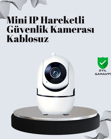 Akıllı Kontrol ve Hareket Takipli 1080P Kablosuz Güvenlik Kamerası – Gece Görüşlü ve İki Yönlü Sesli