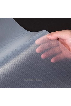 Mutfak Kaydırmaz Şeffaf Raflık Kaymaz Dolap Içi Çekmece Örtüsü Pvc 45x300 Cm Koruyucu Eva Kalın
