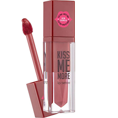 Kiss Me More Lip Tatto - Mat Likit Ruj No: 022 Rosewood