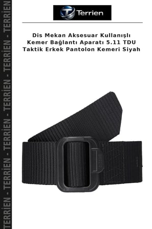 Dis Mekan Aksesuar Kullanışlı Kemer Bağlantı Aparatı 5.11 TDU Taktik Erkek Pantolon Kemeri Siyah